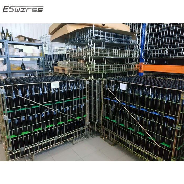 Foldable Metal Wire Mesh Container