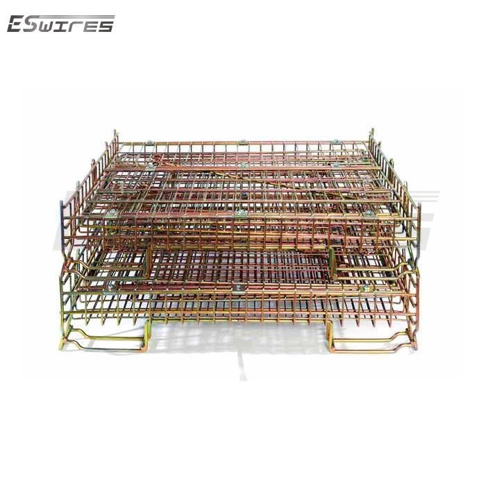 Foldable Metal Wire Mesh Container