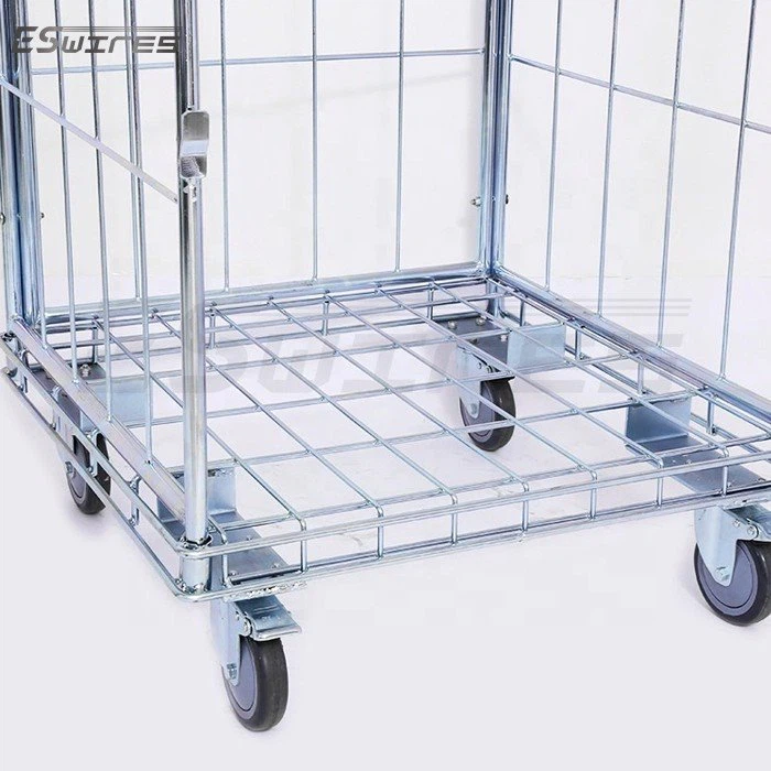 industrial laundry trolley on wheels base