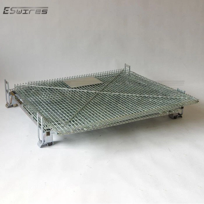 metal wire storage cages fold
