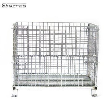 Collapsible Foldable Steel Mesh Container