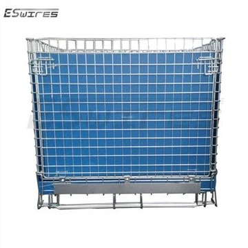 Collapsible Wire Container with Lid