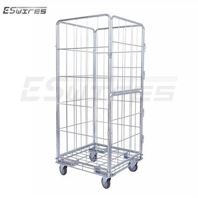 Industrial Laundry Trolley On Wheels