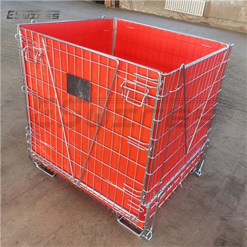 Foldable PET Preforms Storage Cages