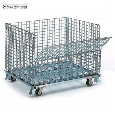 Wire Containers With Casters