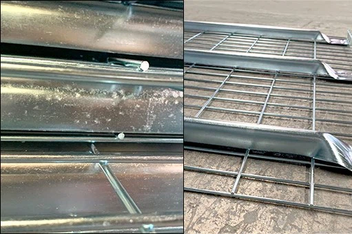 Poor surface finish Poor surface finish