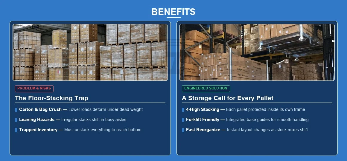 Storage Pallet Converter benefits Storage Pallet Converter benefits